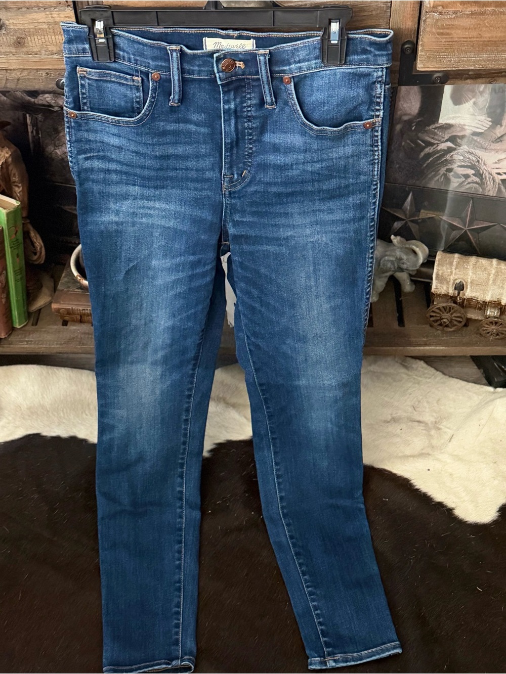 Madewell Medium Blue Skinny Jeans
